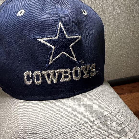 Vtg Dallas Cowboys Hat Pro Model KMG Snap Back Star Logo NFL Football Cap - Picture 2 of 7